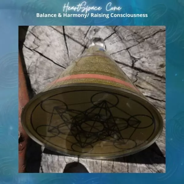 Orgonite Heartspace Cone - Image 5