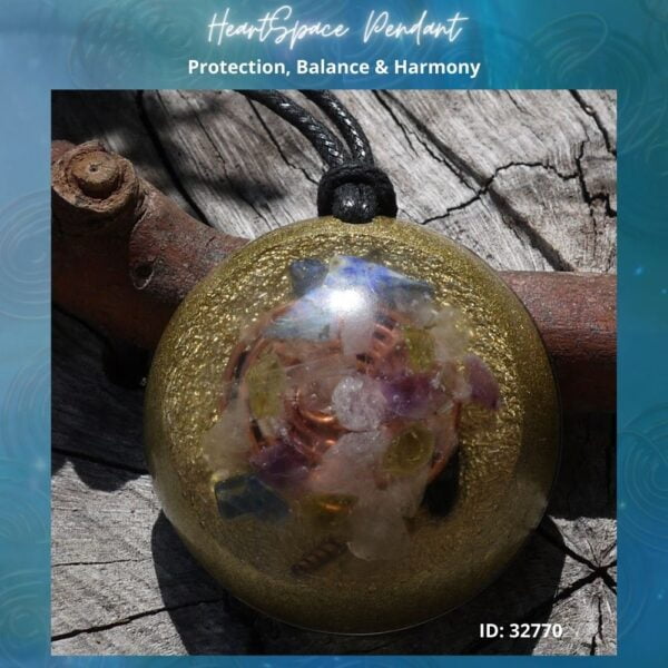 Orgonite Heartspace Pendant ID 32770 innergeni.com