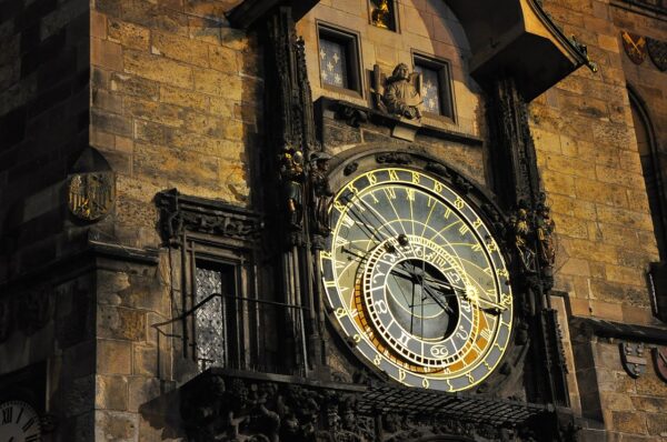 prague, clock, tower